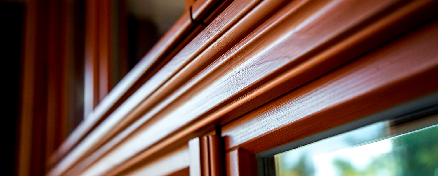 Haus mit klassischen dänischen Fenstern von frovin