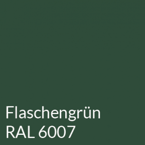 Farbton Flaschengrün/RAL6007