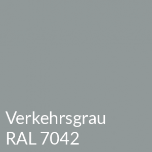 Farbton Verkehrsgrau/RAL7042